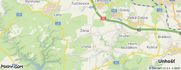 Mapa místa inzerátu — Žilina