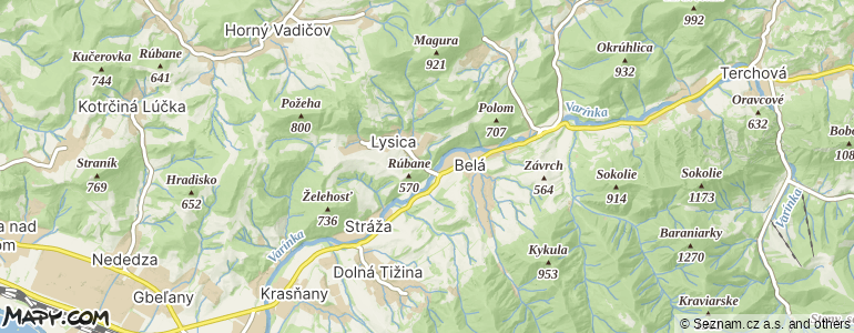 Mapa místa inzerátu — Lysica
