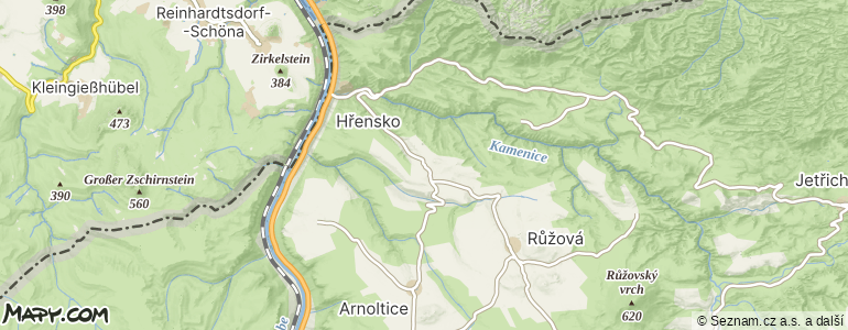 Mapa místa inzerátu — Janov
