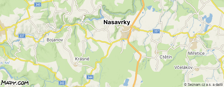 Mapa místa inzerátu — Hodonín