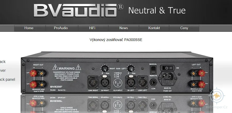 BvAudio PA300SSE