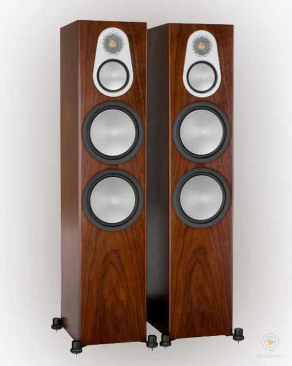 Monitor Audio Silver 500 6G - sloupové reprosoustavy ořech