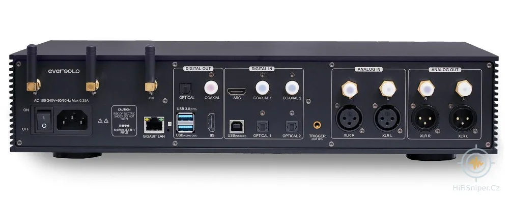 EverSolo DMP-A8 - streamer, předzesilovač a DAC