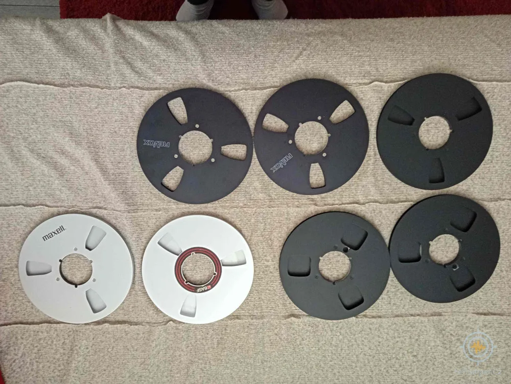 Magnetofonové Alu cívky 26,5