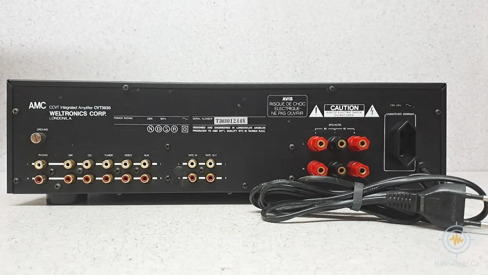 AMC Elektronkový stereo zesilovač AMC CVT3030