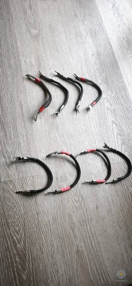 WIRE JUMPERS DIY - čisté stříbro, rhodiové koncovky