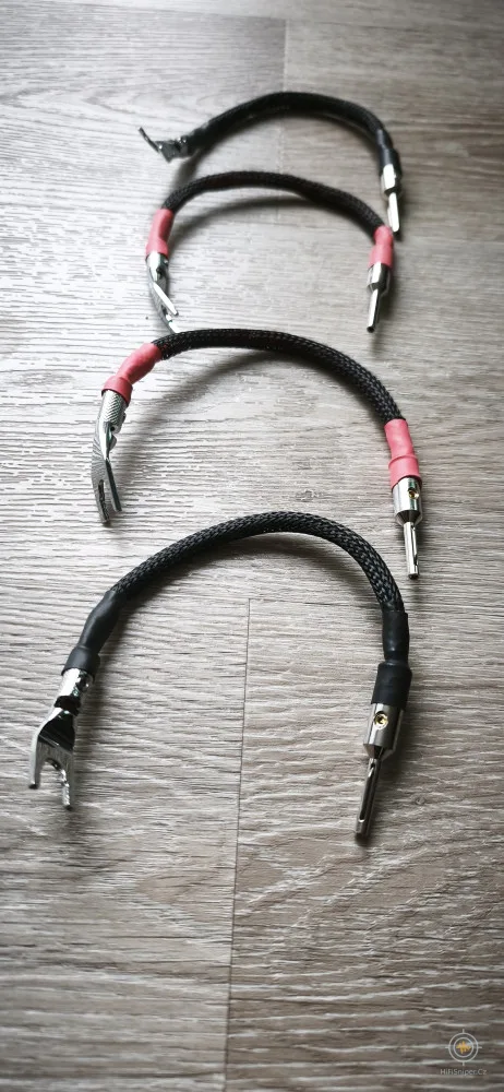 WIRE JUMPERS DIY - čisté stříbro, rhodiové koncovky