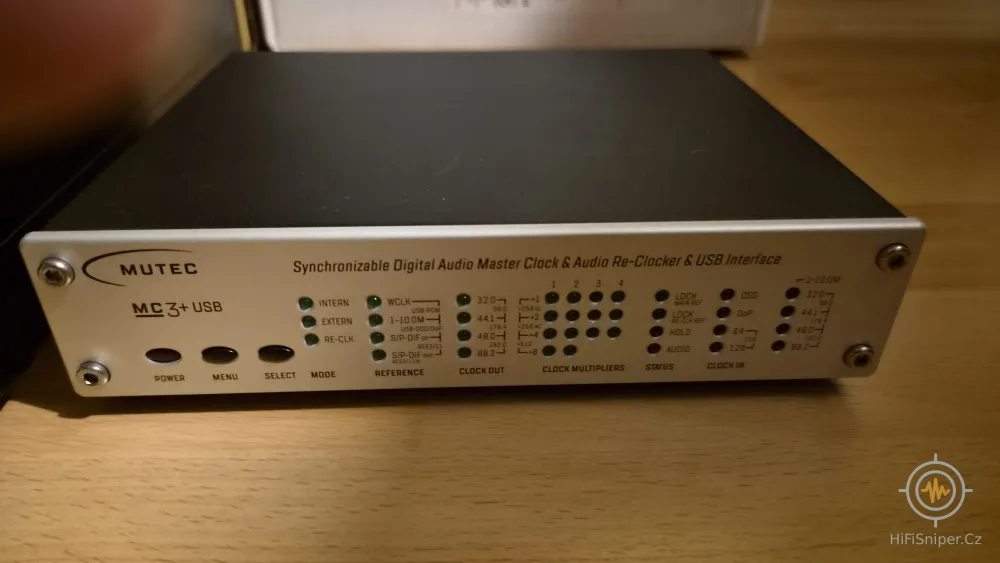 Mutec MC-3+ Smart Clock USB & Linear PSU