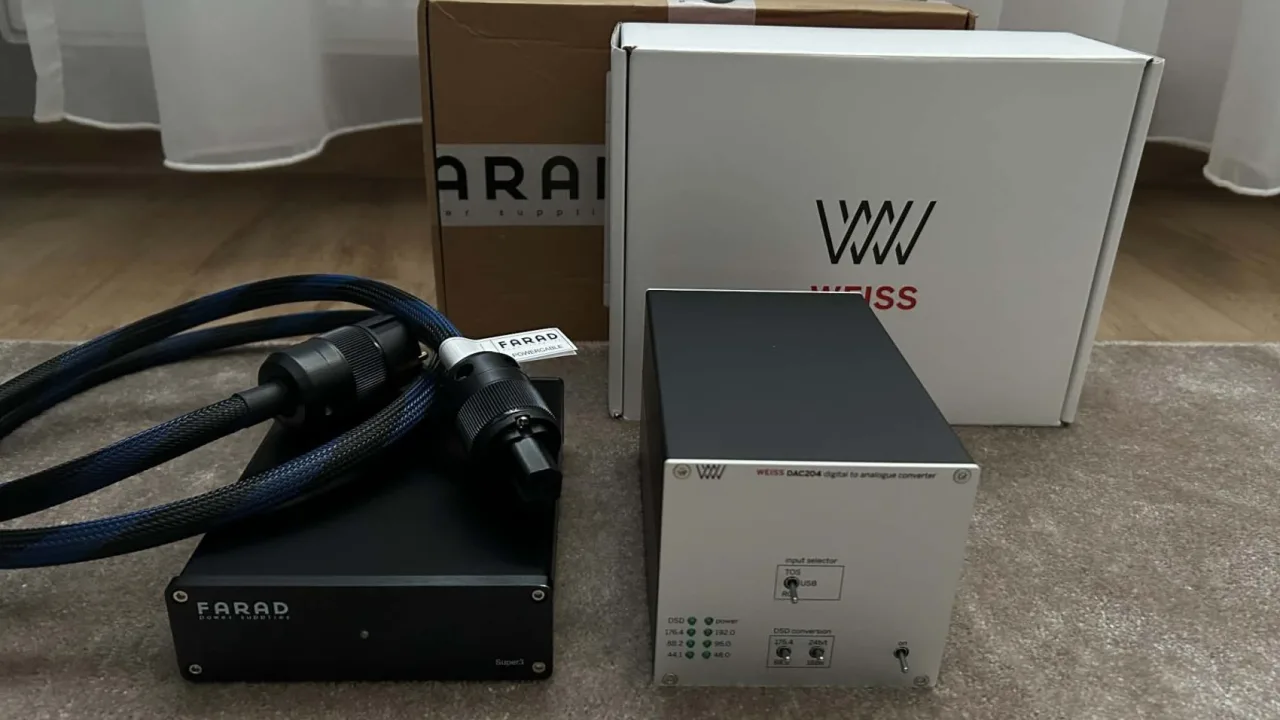 Weiss DAC 204 + Farad Super 3