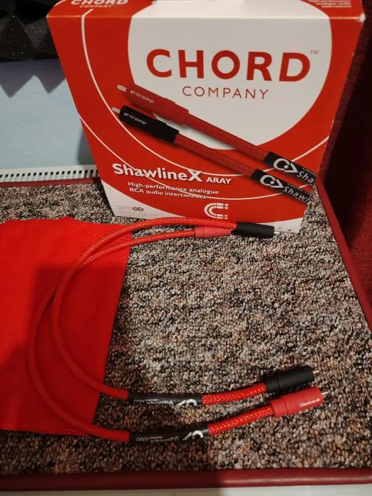 Chord ShawlineX ARAY RCA na RCA 0.5m nový