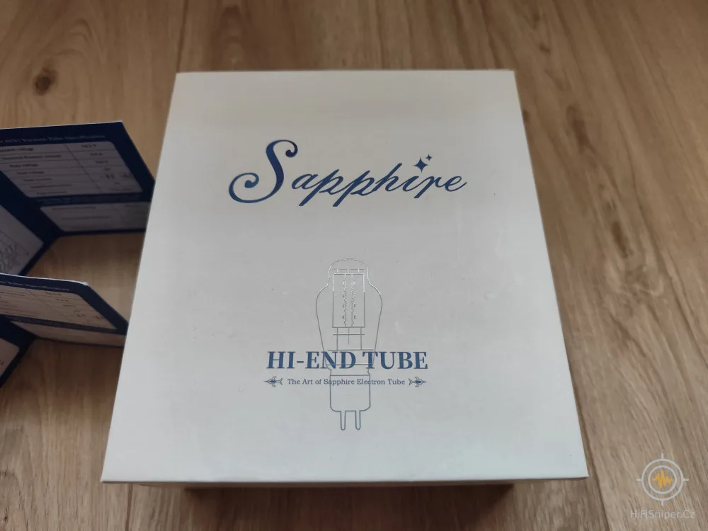 LinLai Sapphire 6SN7 elektronky - pár, TOP STAV