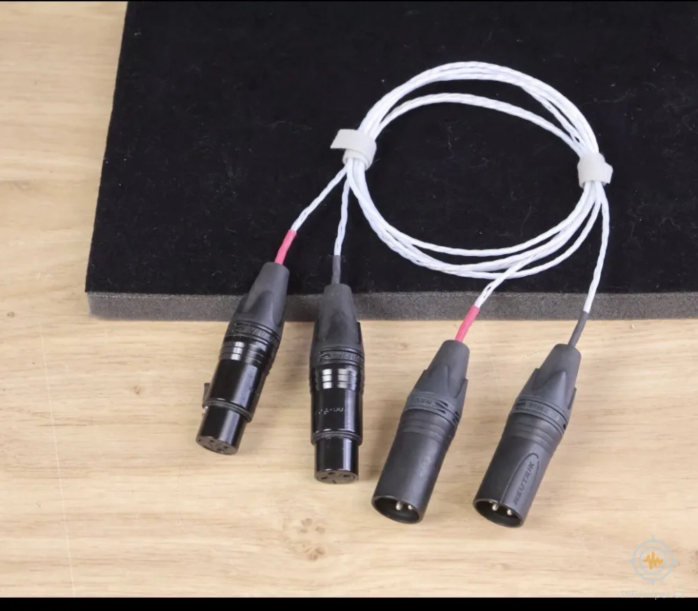 Stager Audio Silver Solid XLR 1m