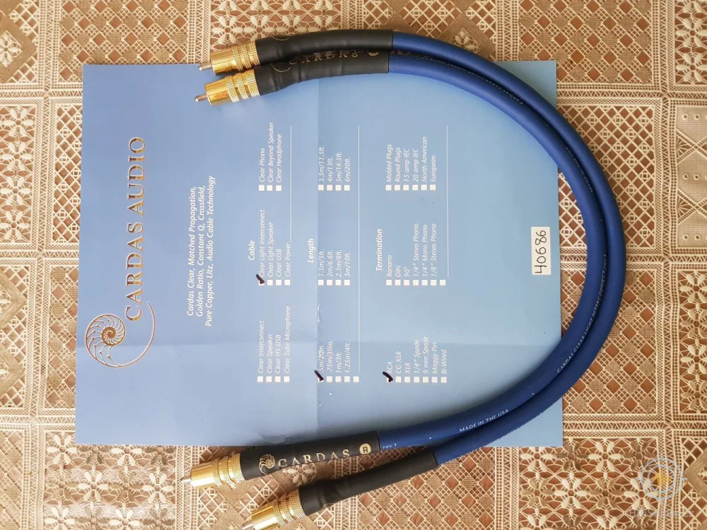 CARDAS SIGNÁLOVÝ KABEL CARDAS CLEAR LEIGHT RCA