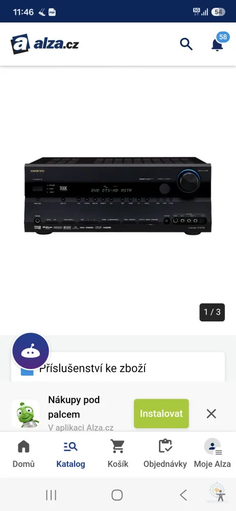 ONKYO Av reciever Onkyo TX-sr 705e