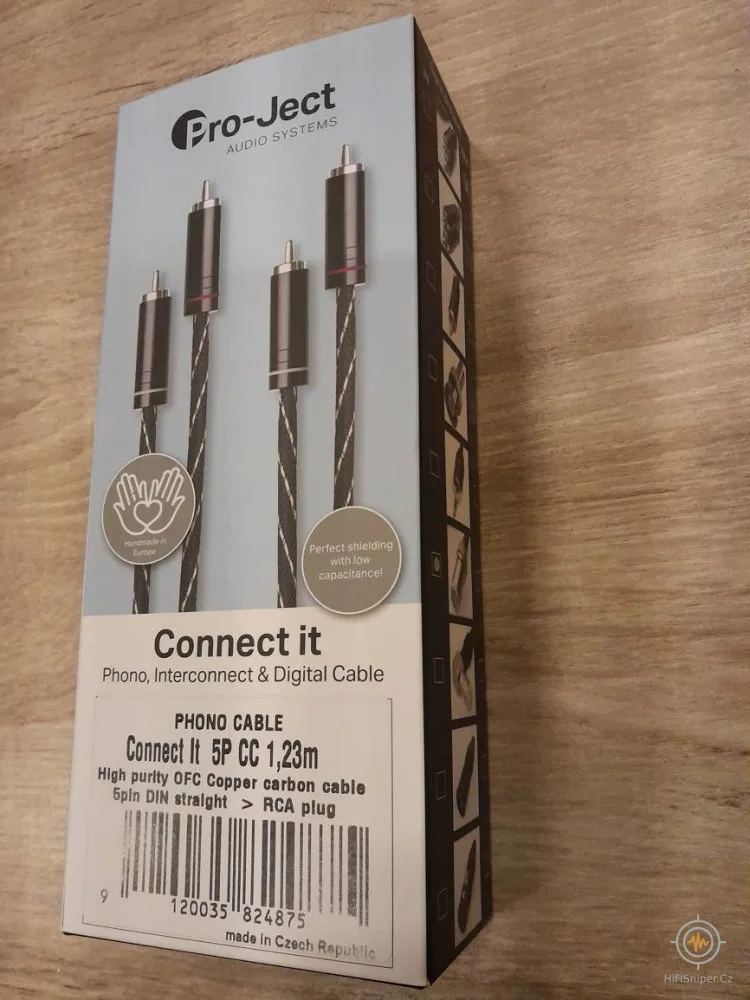 Pro-Ject Gramofonový kabel connect it 5P-CC