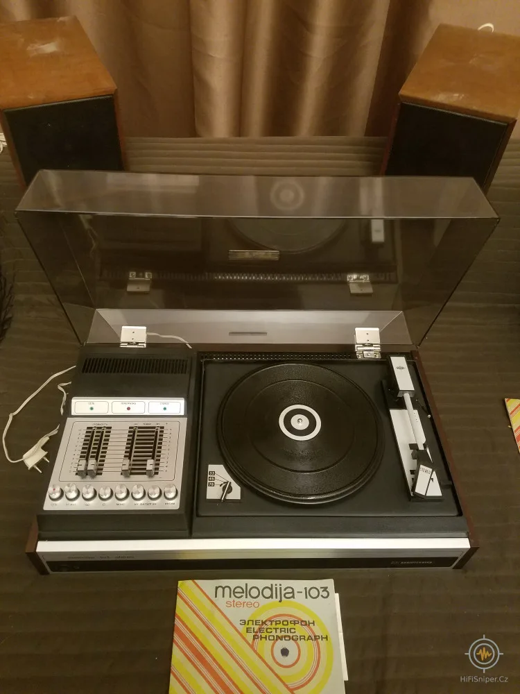 Melodija Stereo gramofon Melodija 103 s reproduktory
