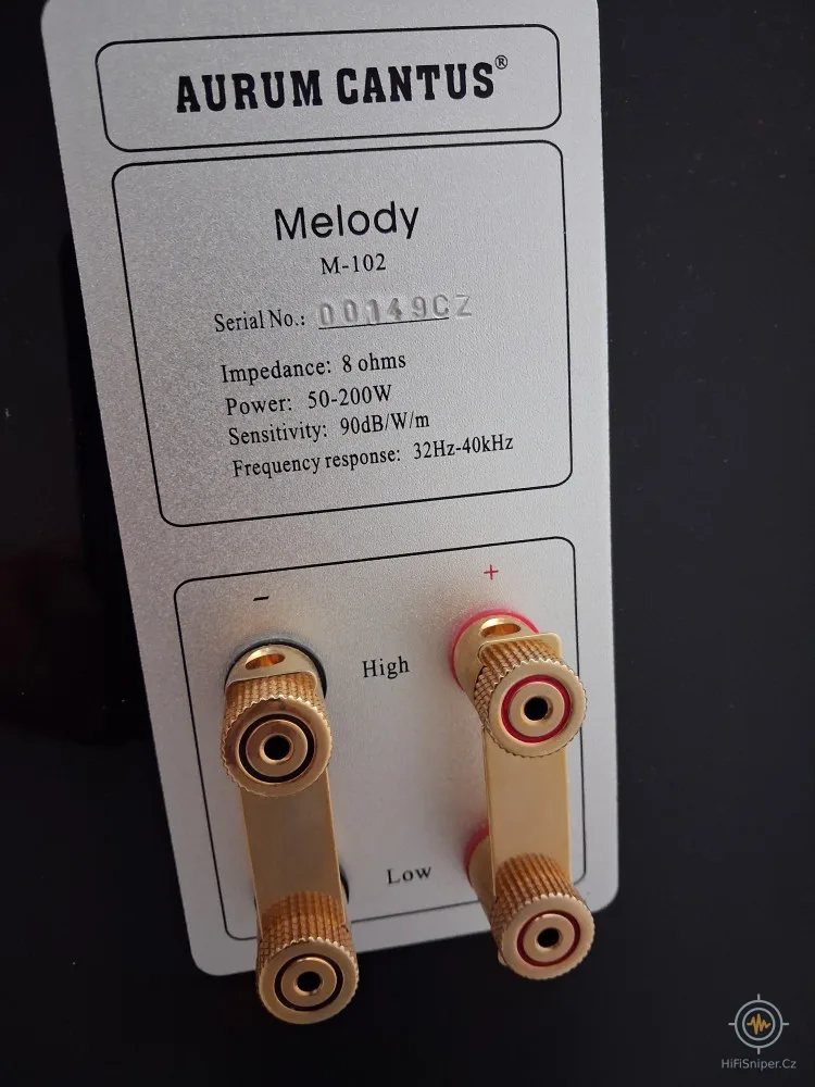 Aurum Cantus Melody M-102, černý klavírní lak