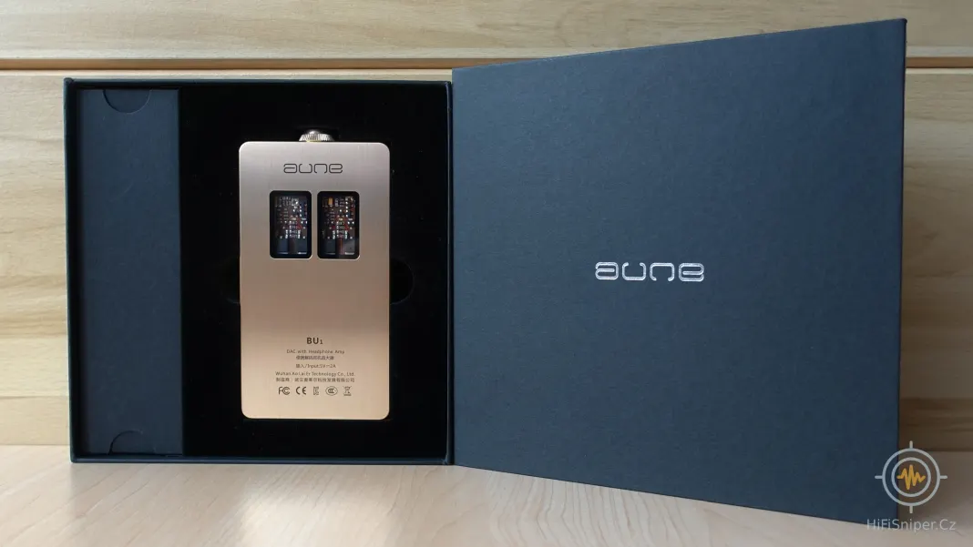  Sluchatkovy zesilovac + DAC - Aune Bu1