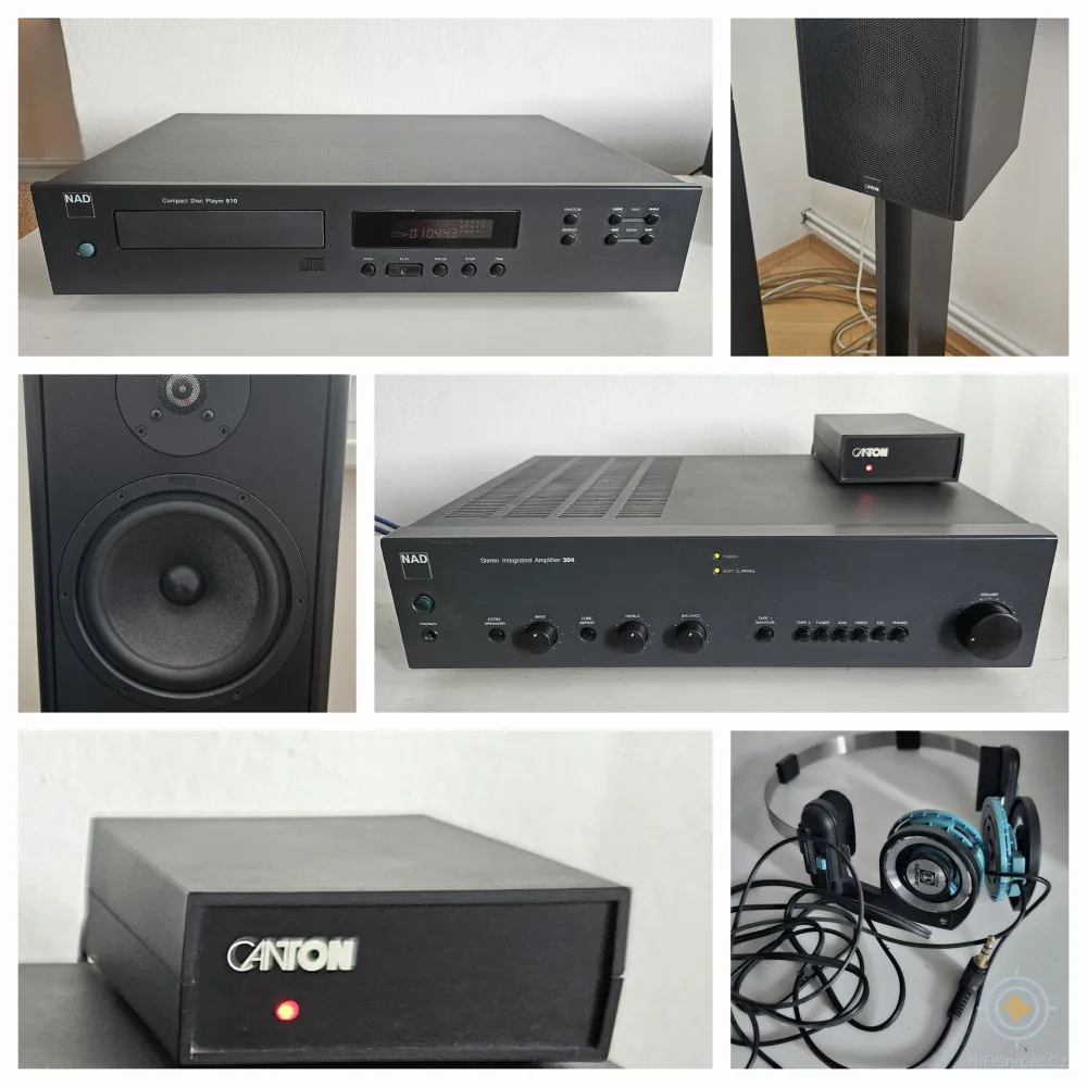 Vyjimecna Audiofilska Hi Fi Sestava Nad Canton Sc