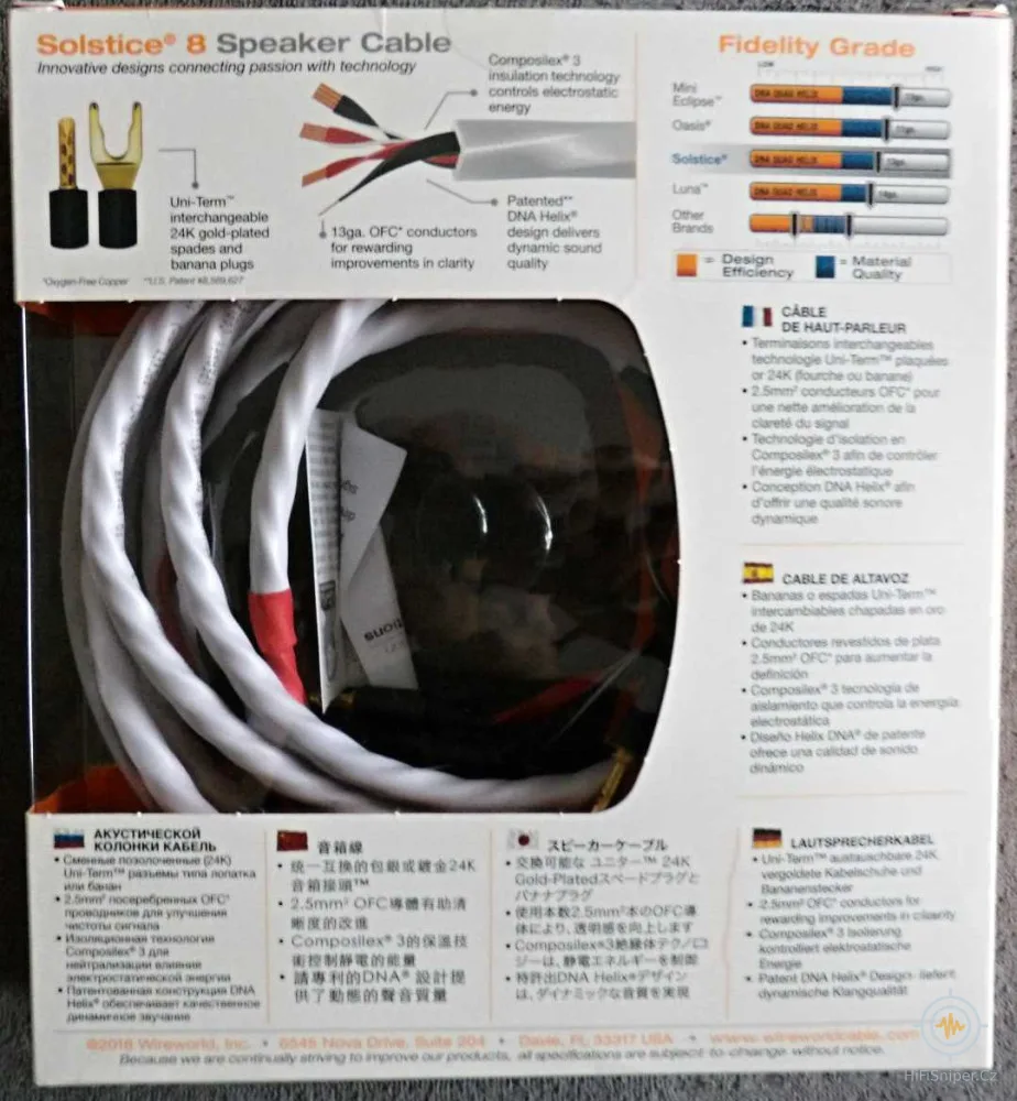 Wireworld Solstice 8 Speaker Cable