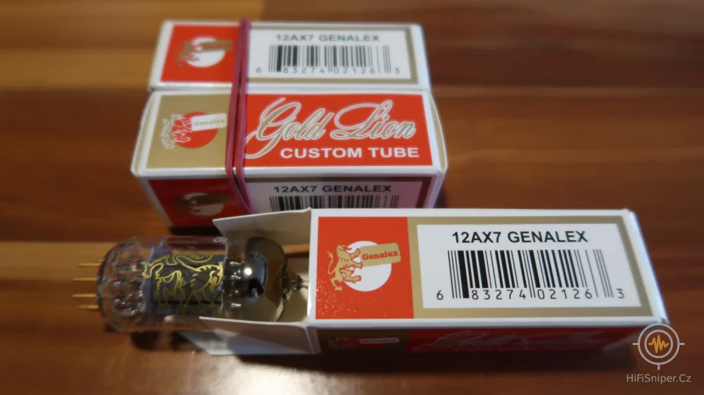 Genalex Russia Elektronky 12AX7, pozlacené piny