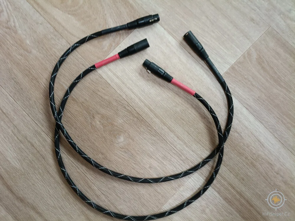 Vincent XLR celostribrny 1.0m